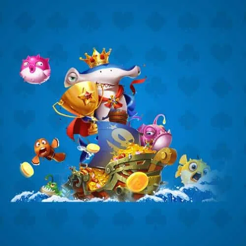 OKLARO fishing games lobby showing colorful arcade shooter gameplay for players after login